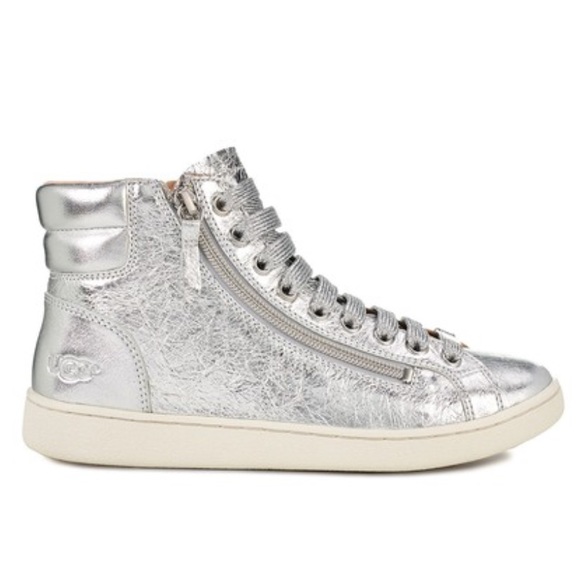 ugg olive metallic sneaker